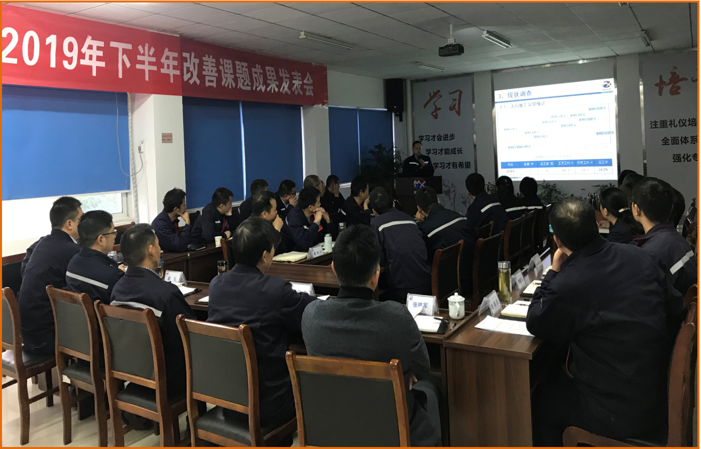 【武汉迈鑫】2019年下半年改善课题成果发表会 圆满结束